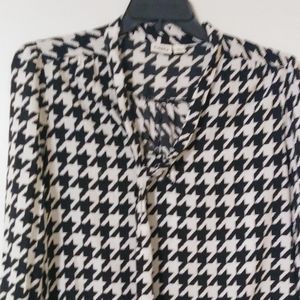 Cato Black and White Blouse l Women's Long Sleeves Blouse l Ladies Printed Top